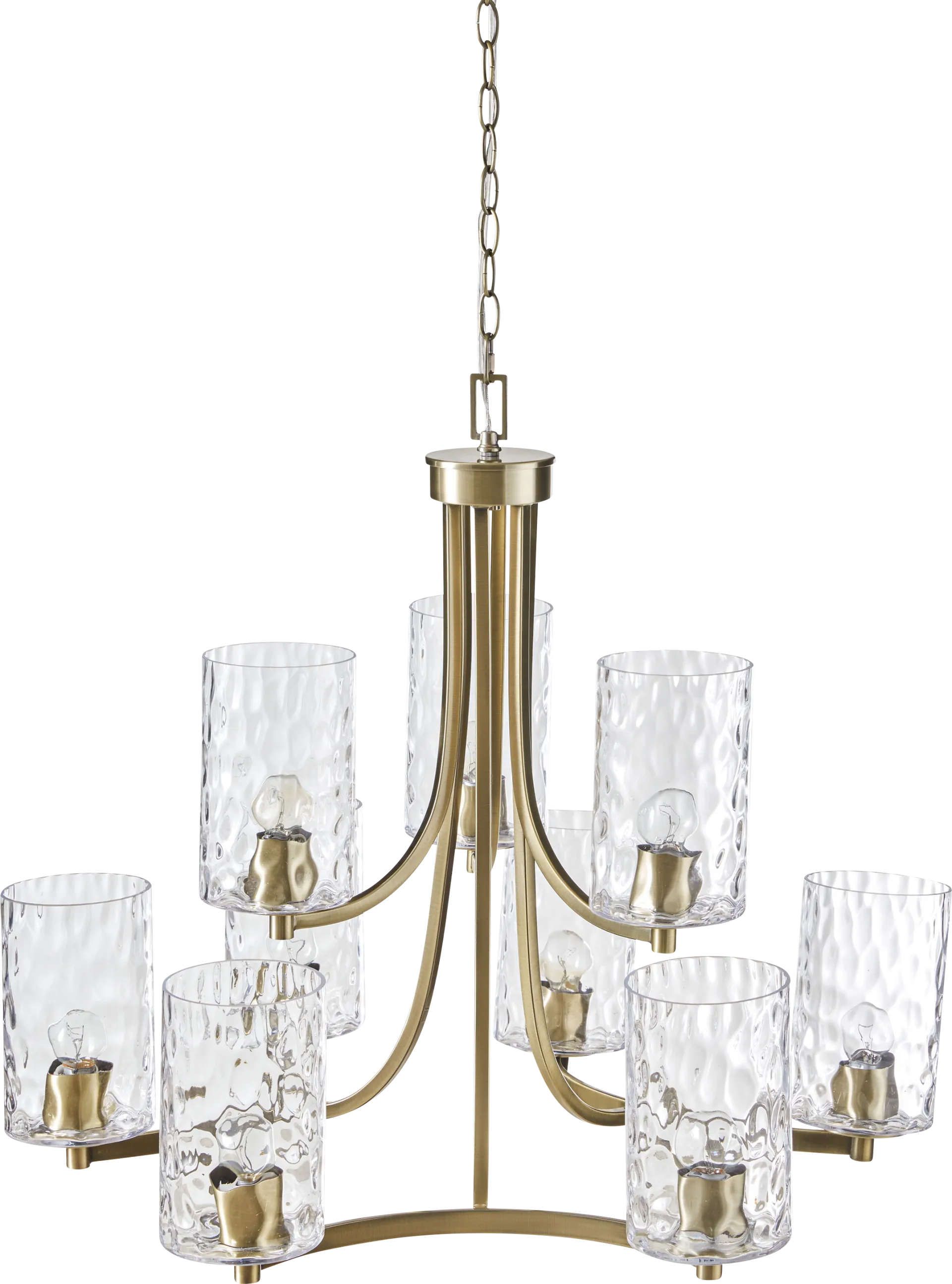 Scovel Cay Brass Chandelier - Image 1