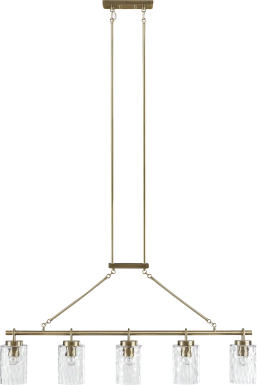 Amity Park Brass Chandelier