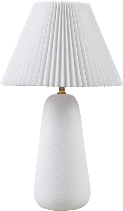 Chalmersr Bend White Lamp