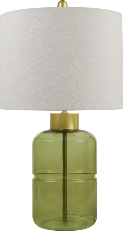 Lawton View Green Lamp