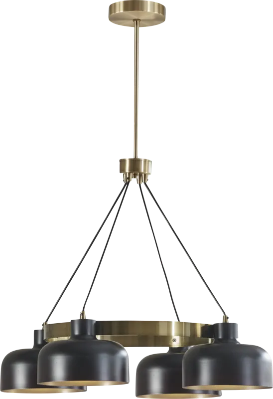 Cicotte Park Black Chandelier