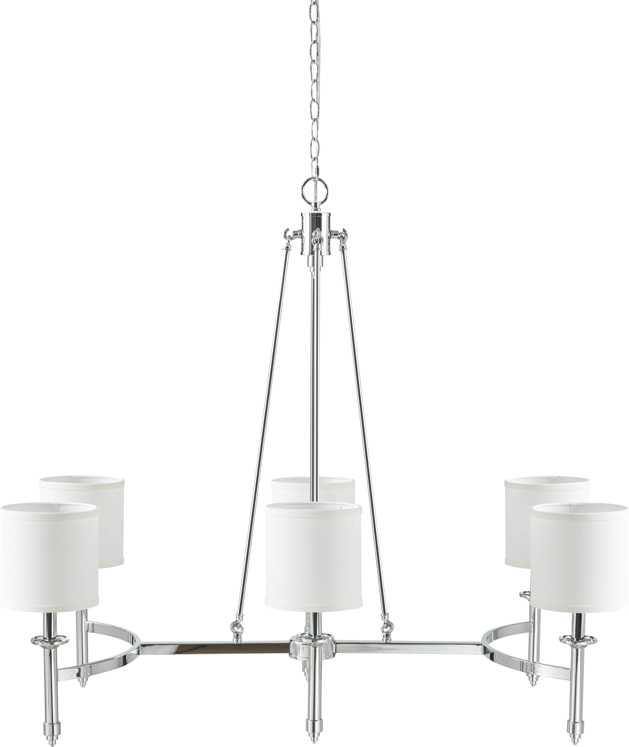 Cascade Hills Silver Chandelier - Thumbnail - Image 1