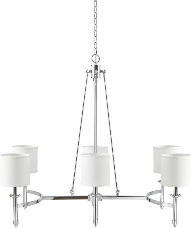 Cascade Hills Silver Chandelier