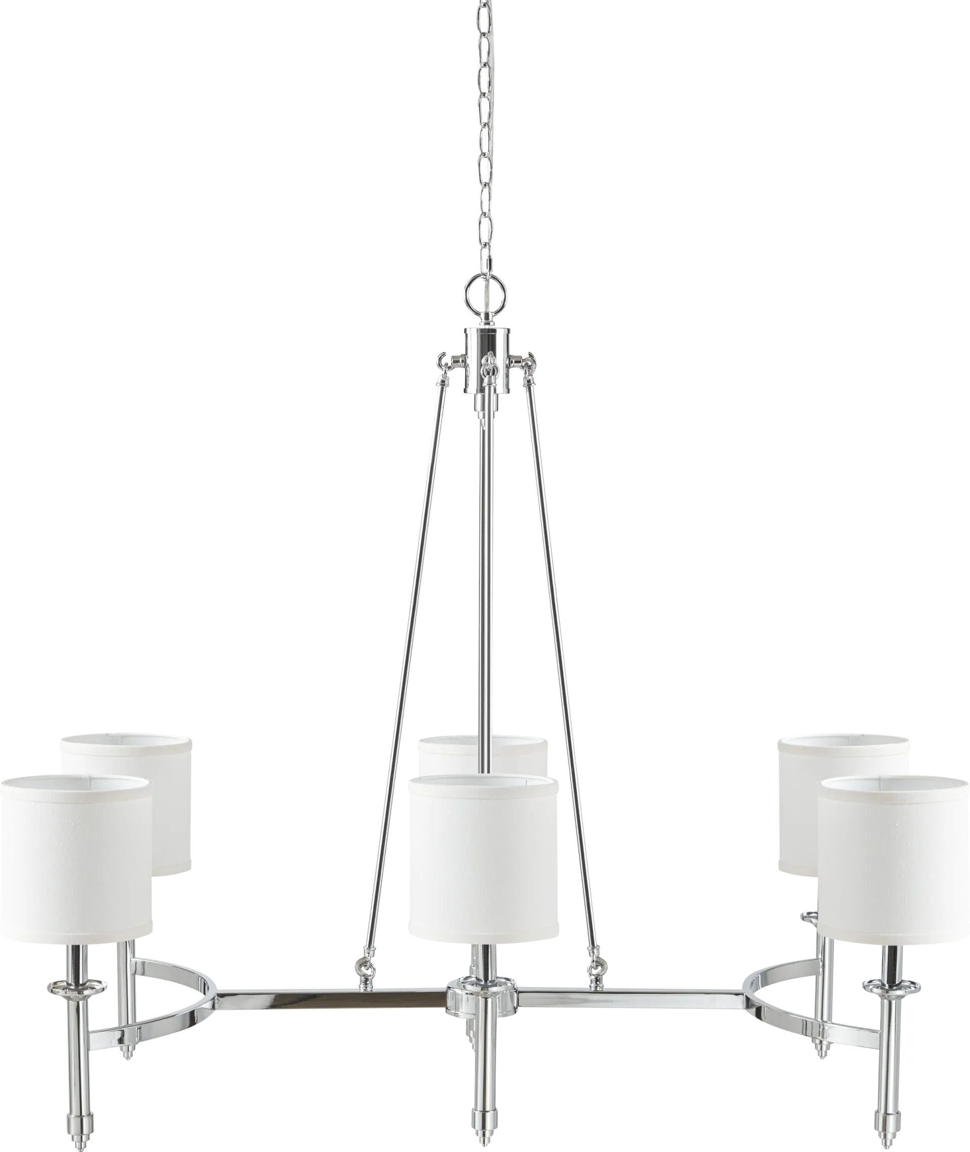 Cascade Hills Silver Chandelier - Image 1