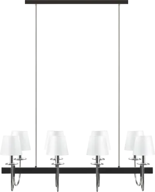 Hughes Place Black Chandelier