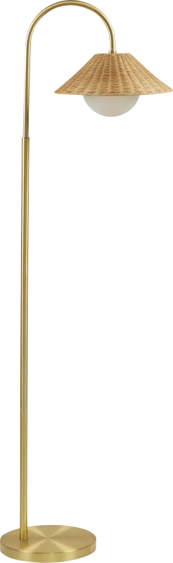 Ignacio Club Gold Floor Lamp