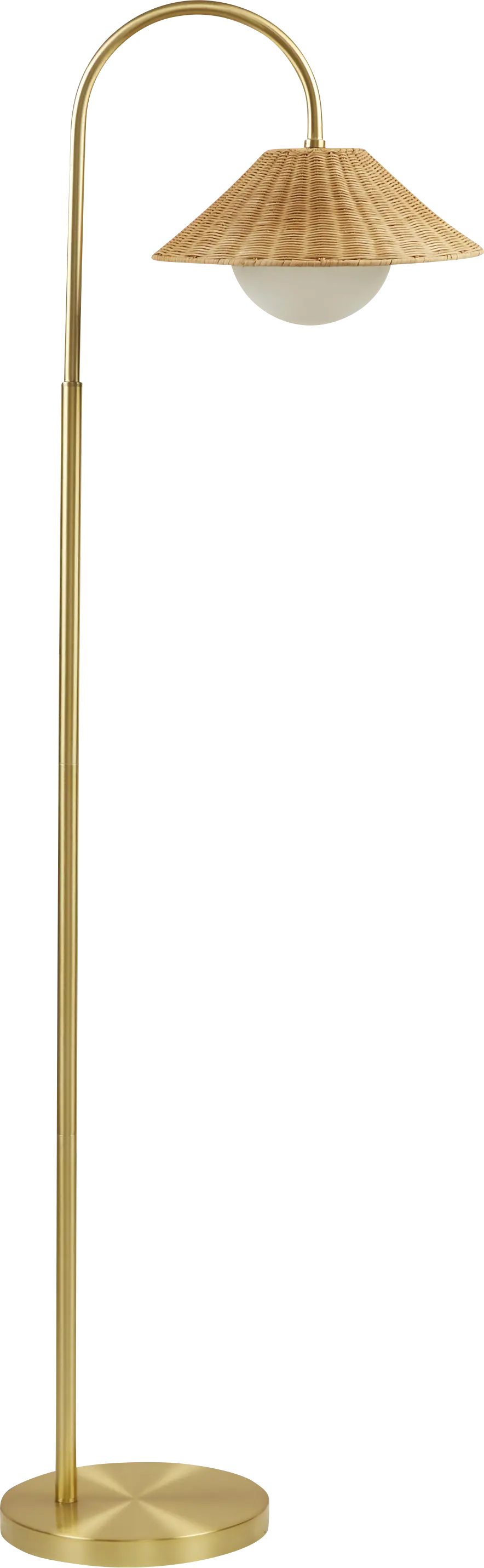 Ignacio Club Gold Floor Lamp