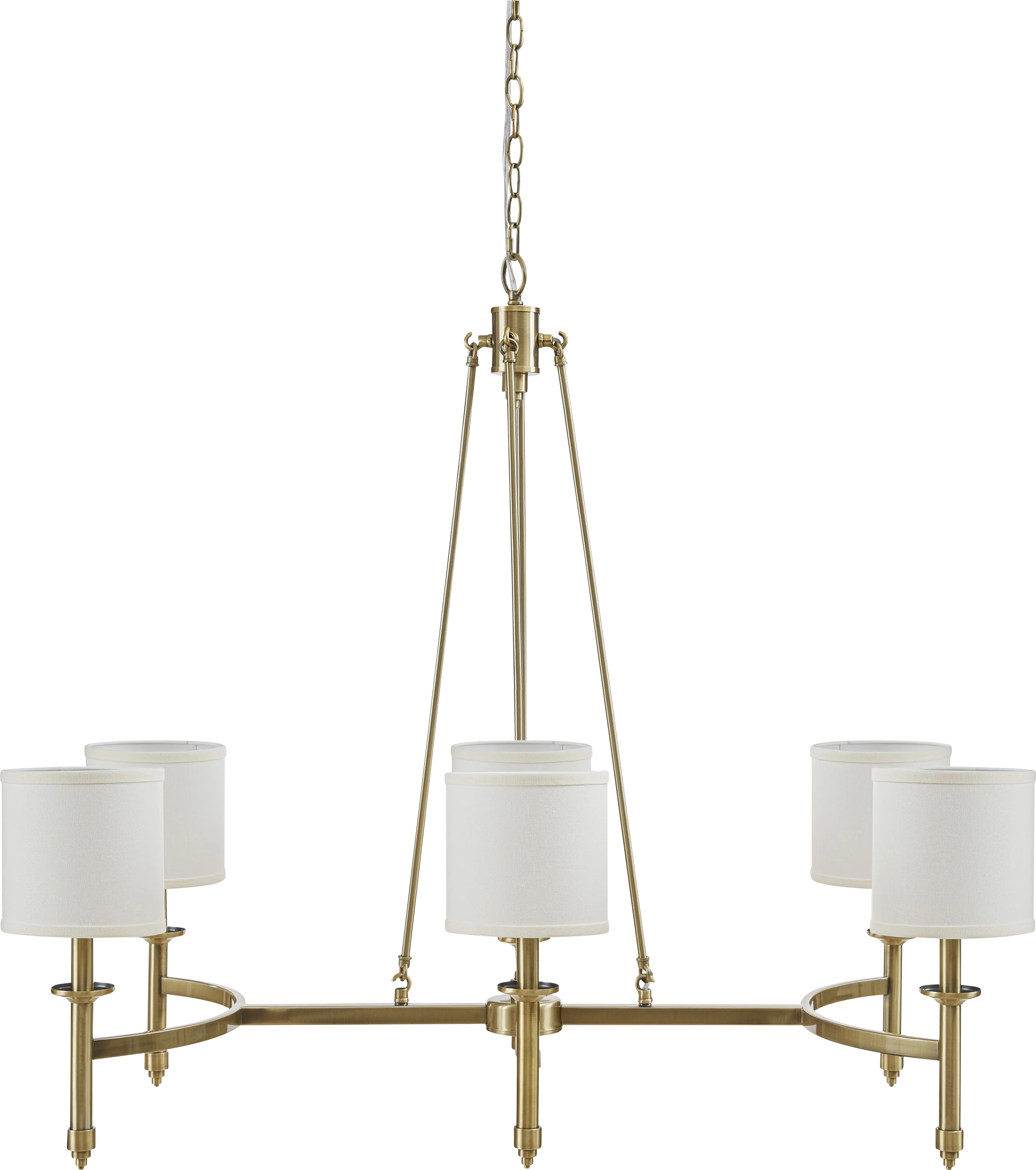 Cascade Hills Gold Chandelier - Thumbnail - Image 1