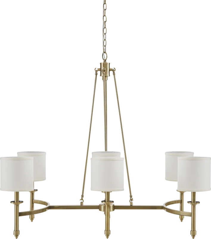 Cascade Hills Gold Chandelier