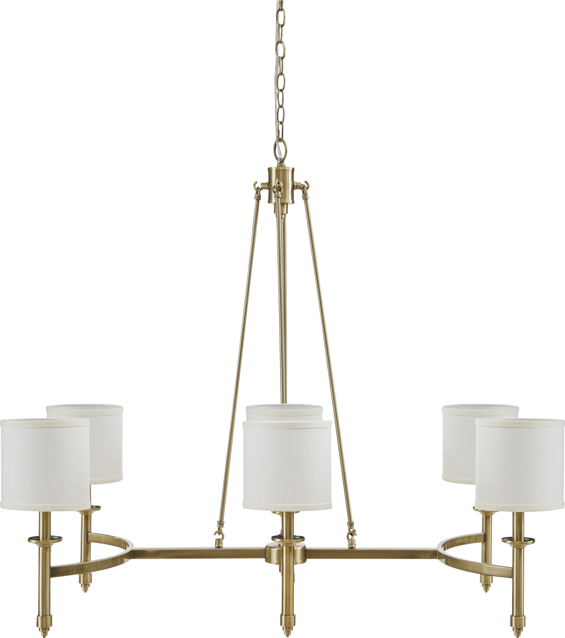 Cascade Hills Gold Chandelier