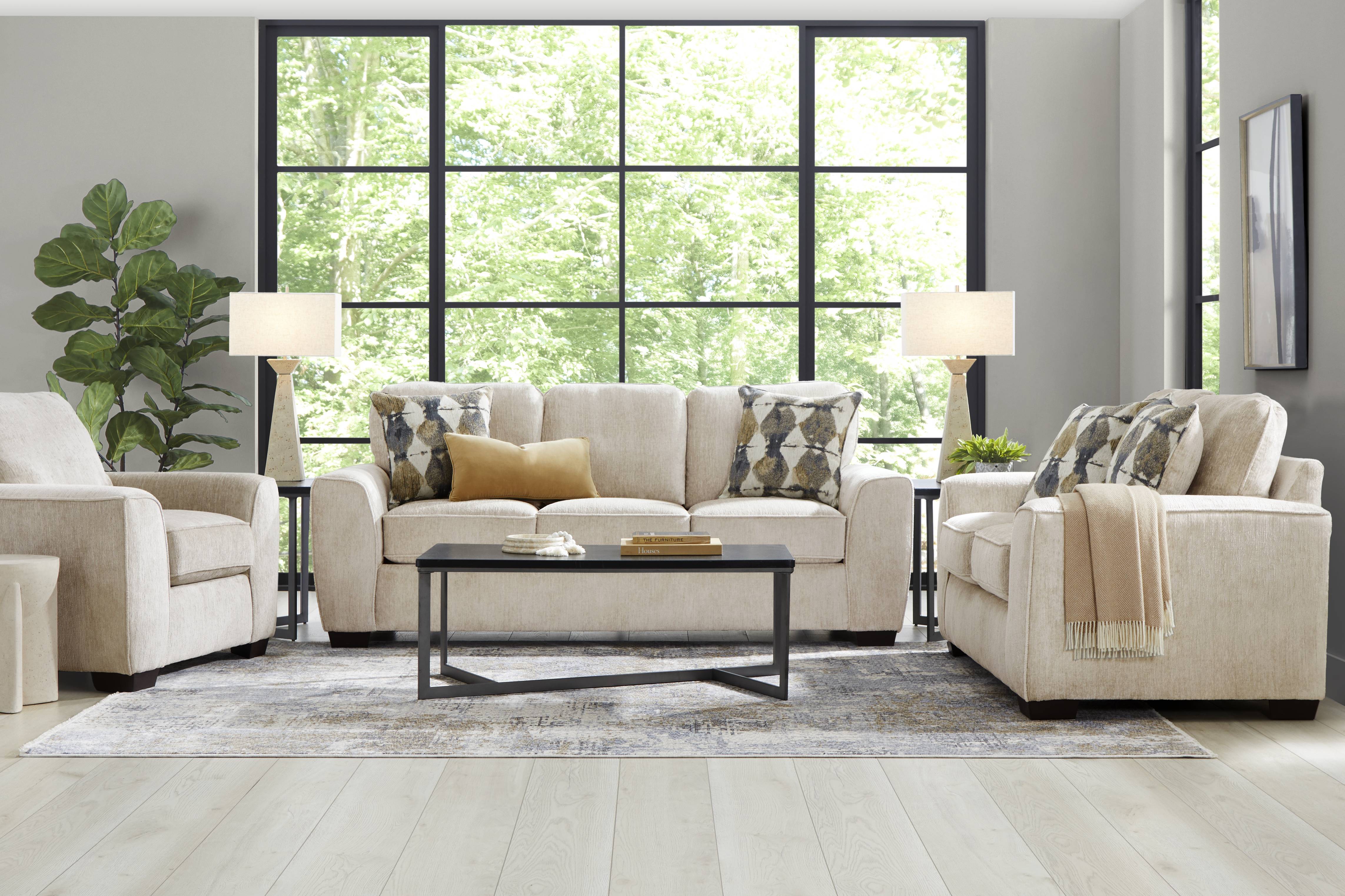 Wilcox Beige 8 Pc Living Room - Thumbnail - Image 1