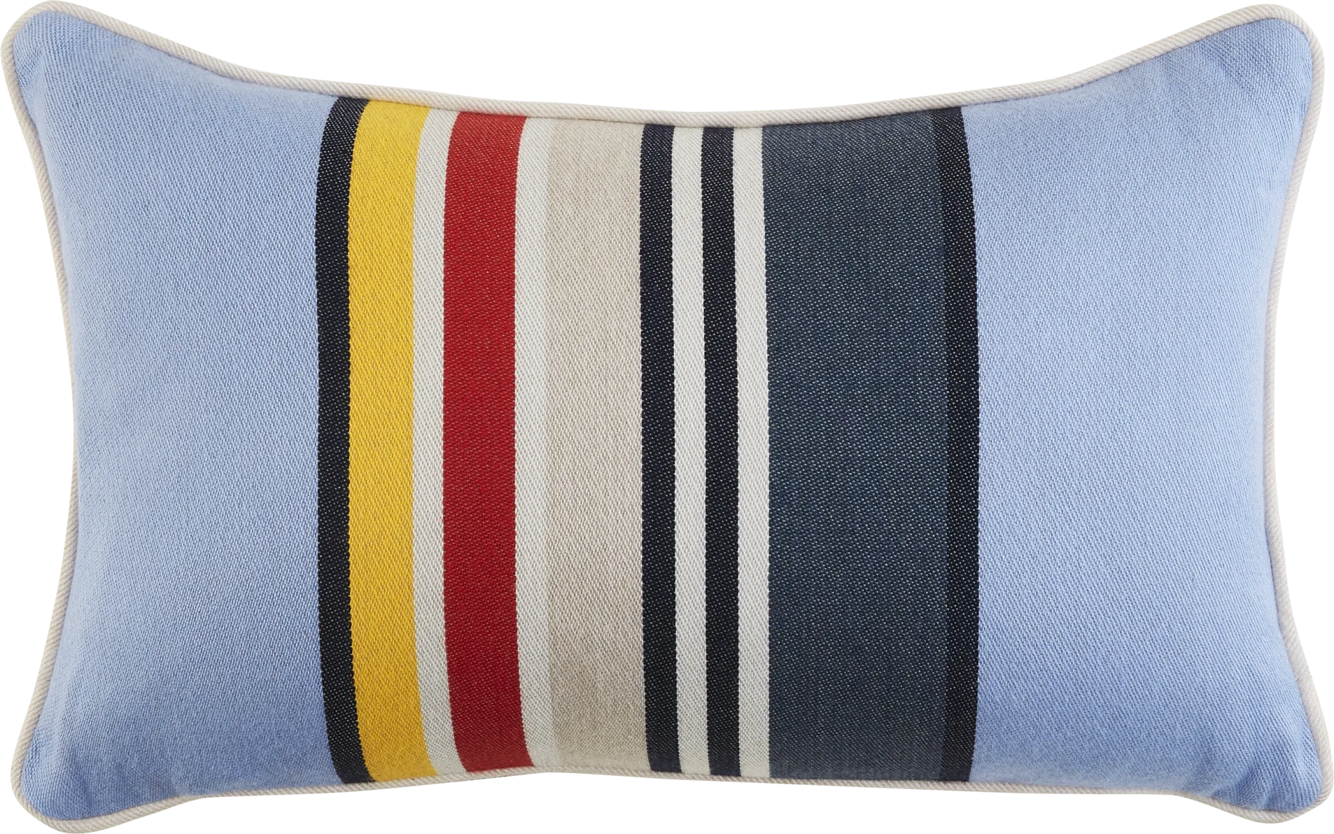 Yosemite Stripe Sky Indoor/Outdoor Kidney Pillow - Image 1