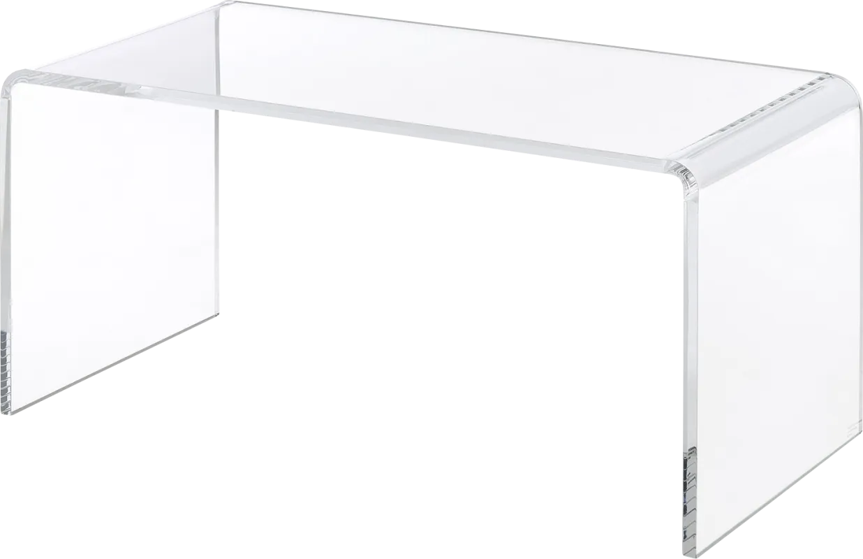 Kamil Clear Cocktail Table