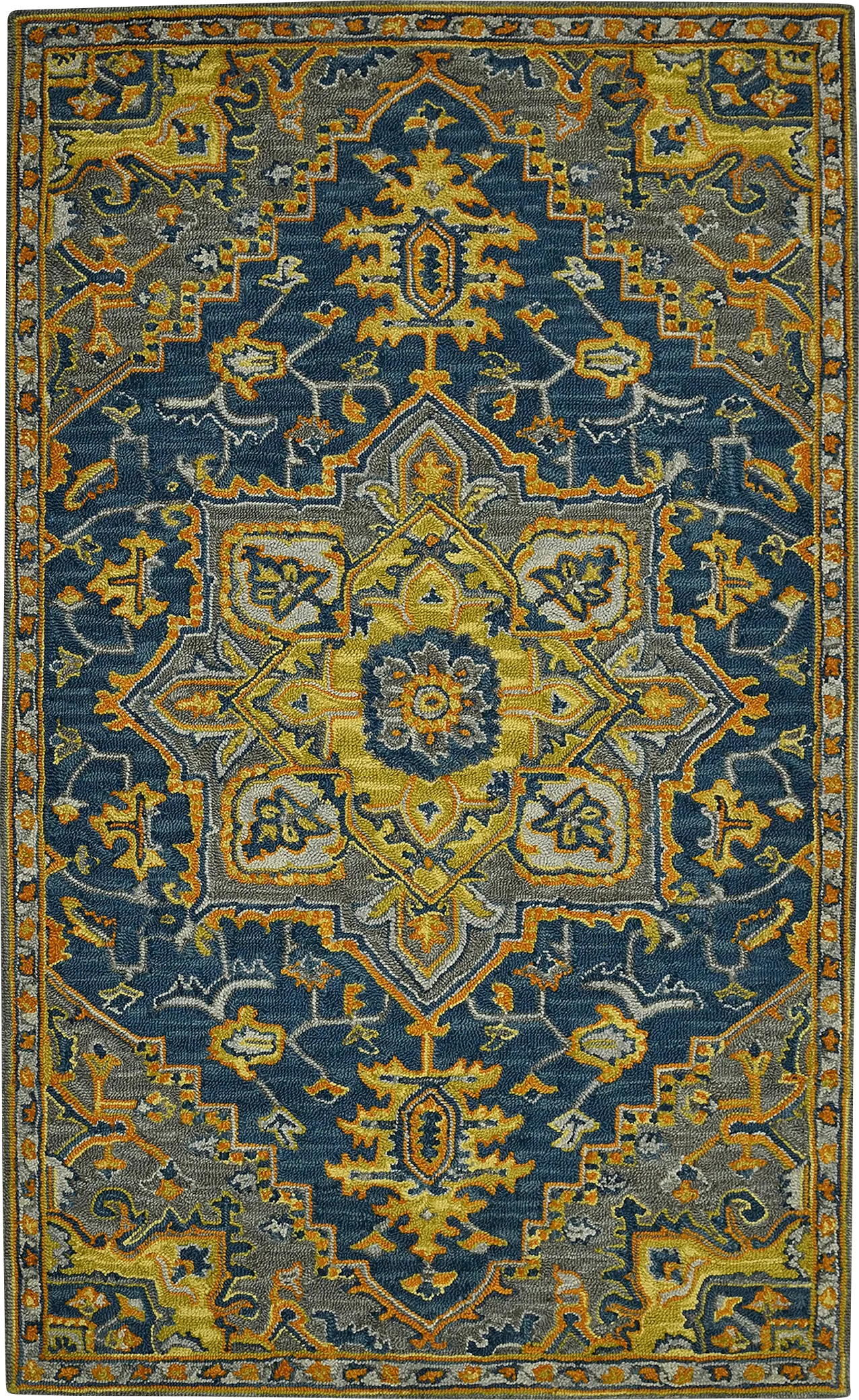 Bania Blue 5' x 8' Rug - Image 1