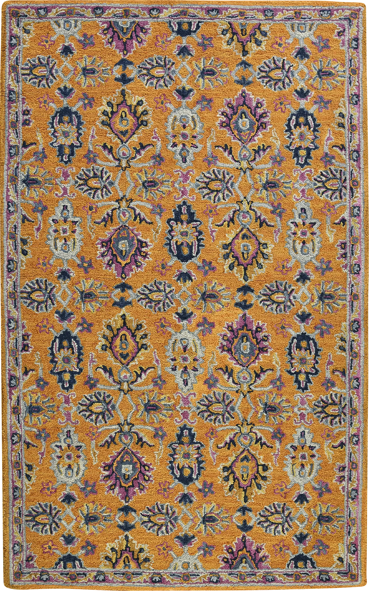 Sunland Orange 5' x 8' Rug - Image 1