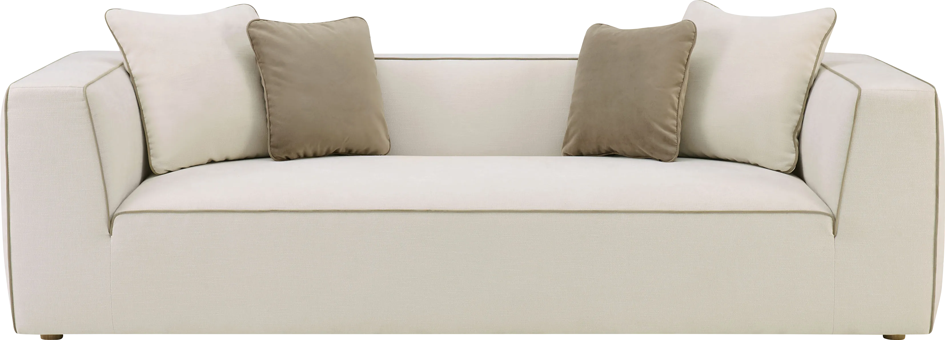 Tuliptime Cream Sofa - Thumbnail - Image 1