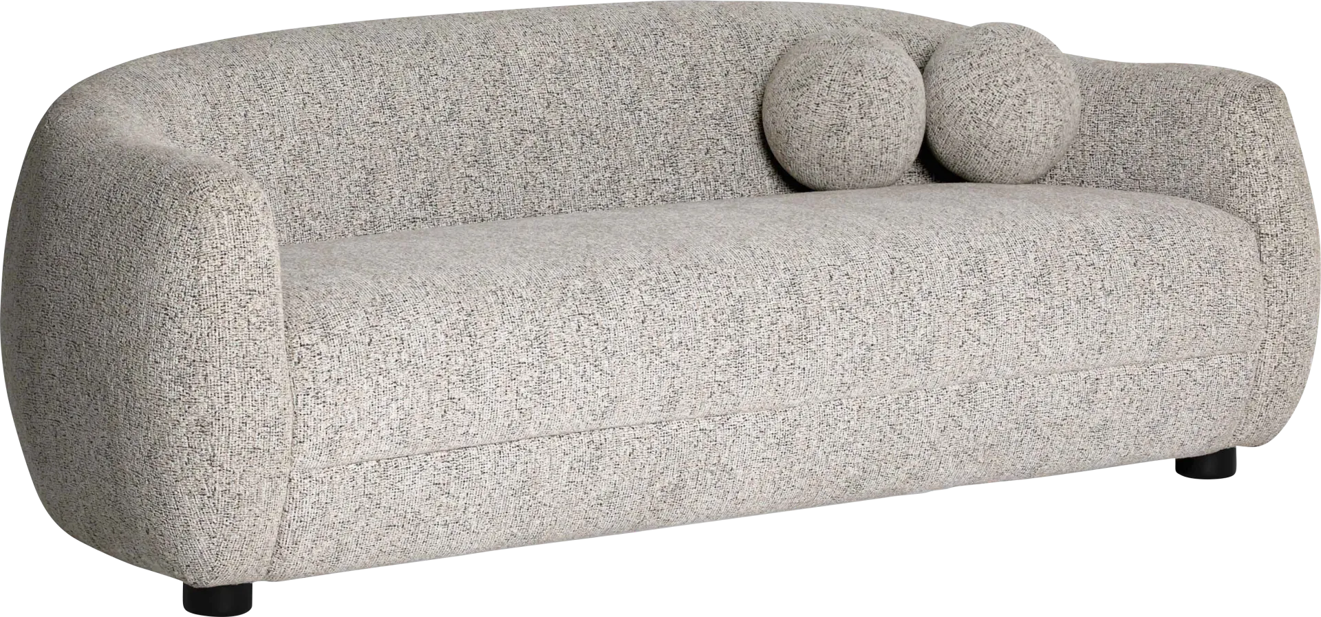 Cazneau II Black and White Sofa - Image 1