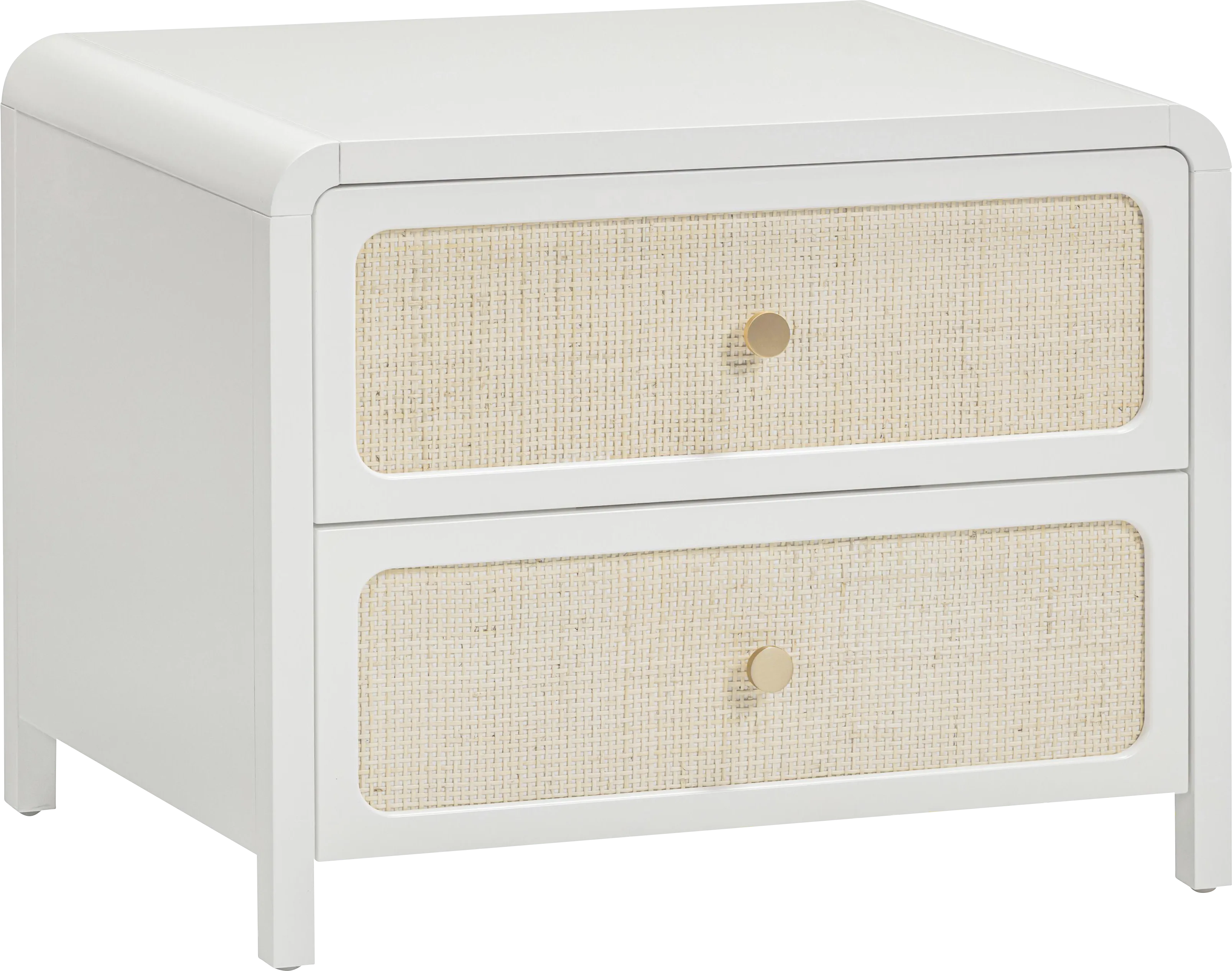 Britnie White Nightstand - Thumbnail - Image 1