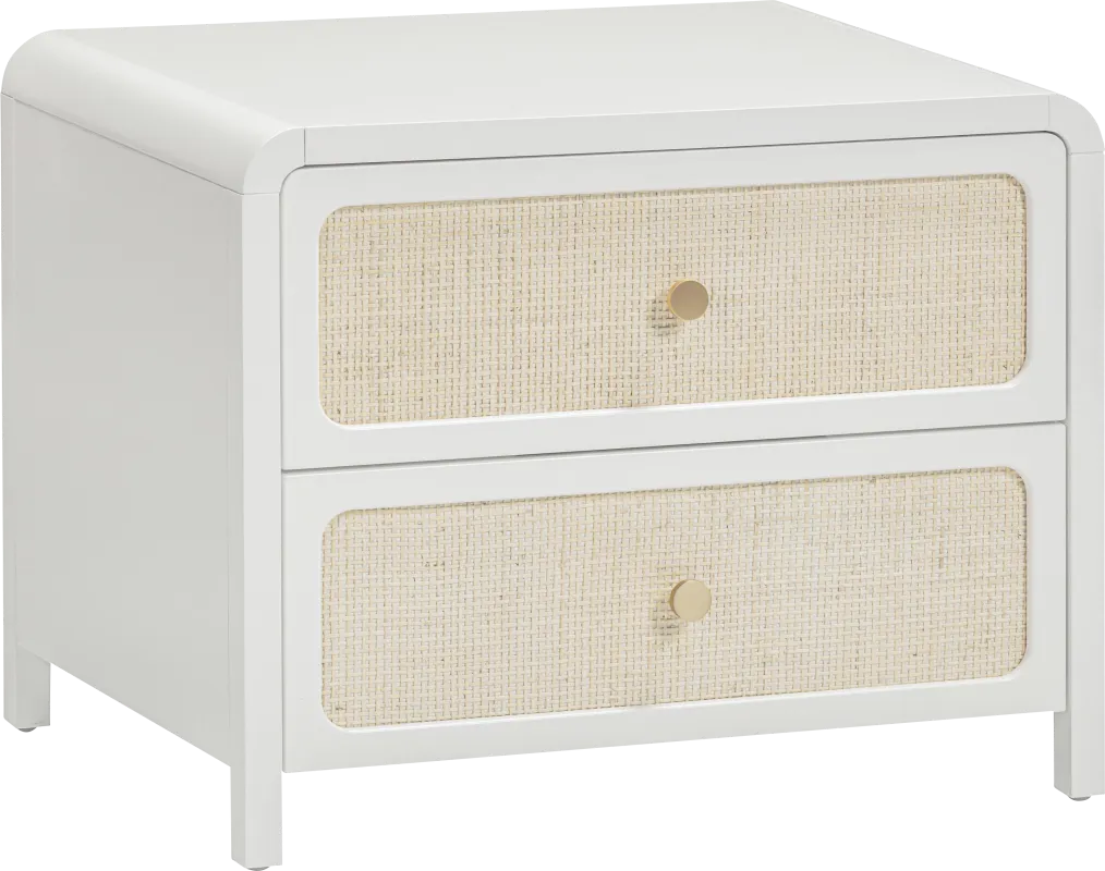 Britnie White Nightstand
