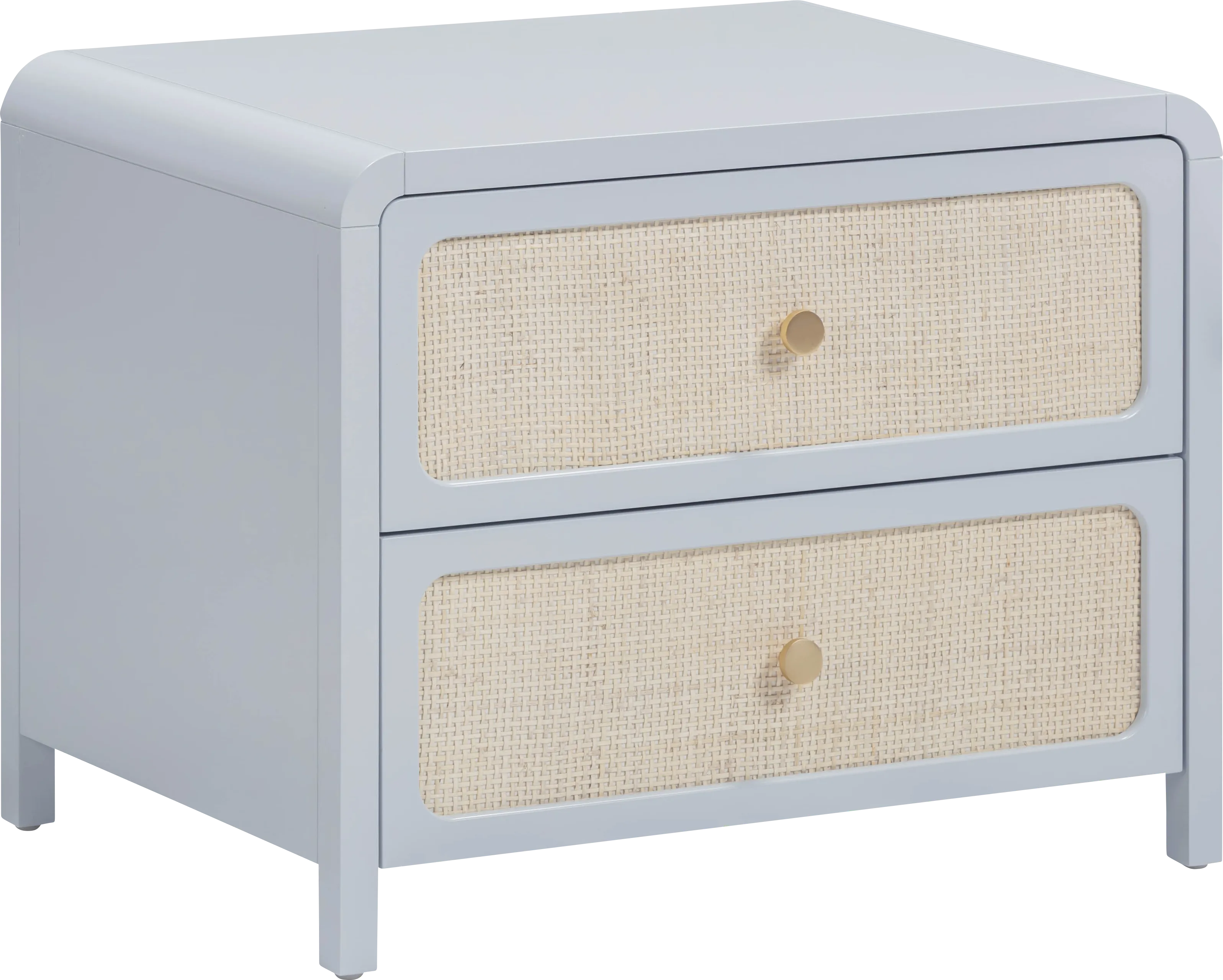 Britnie Blue Nightstand - Thumbnail - Image 1