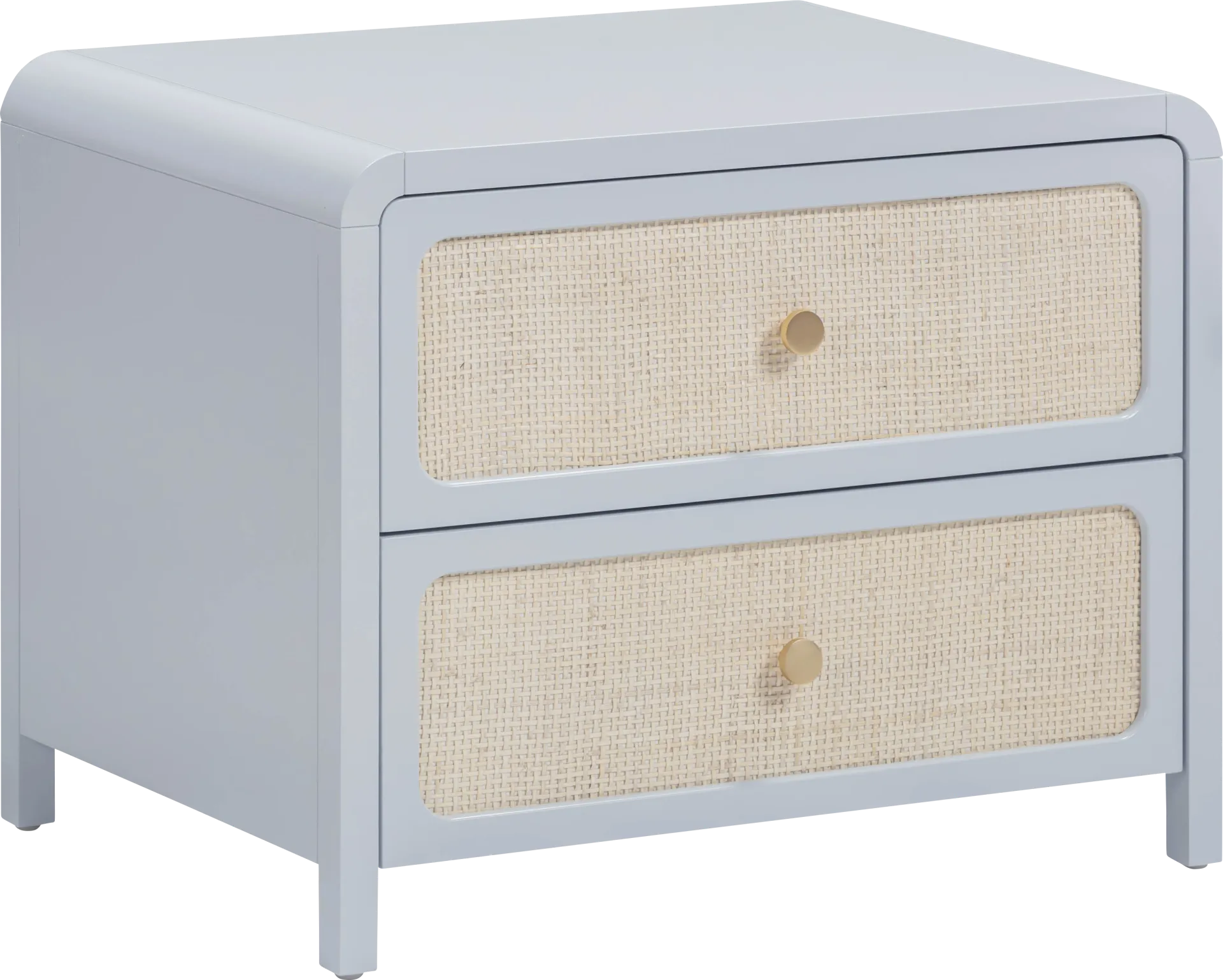 Britnie Blue Nightstand - Image 1