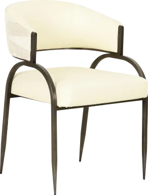 Marscoms II Cream Arm Chair