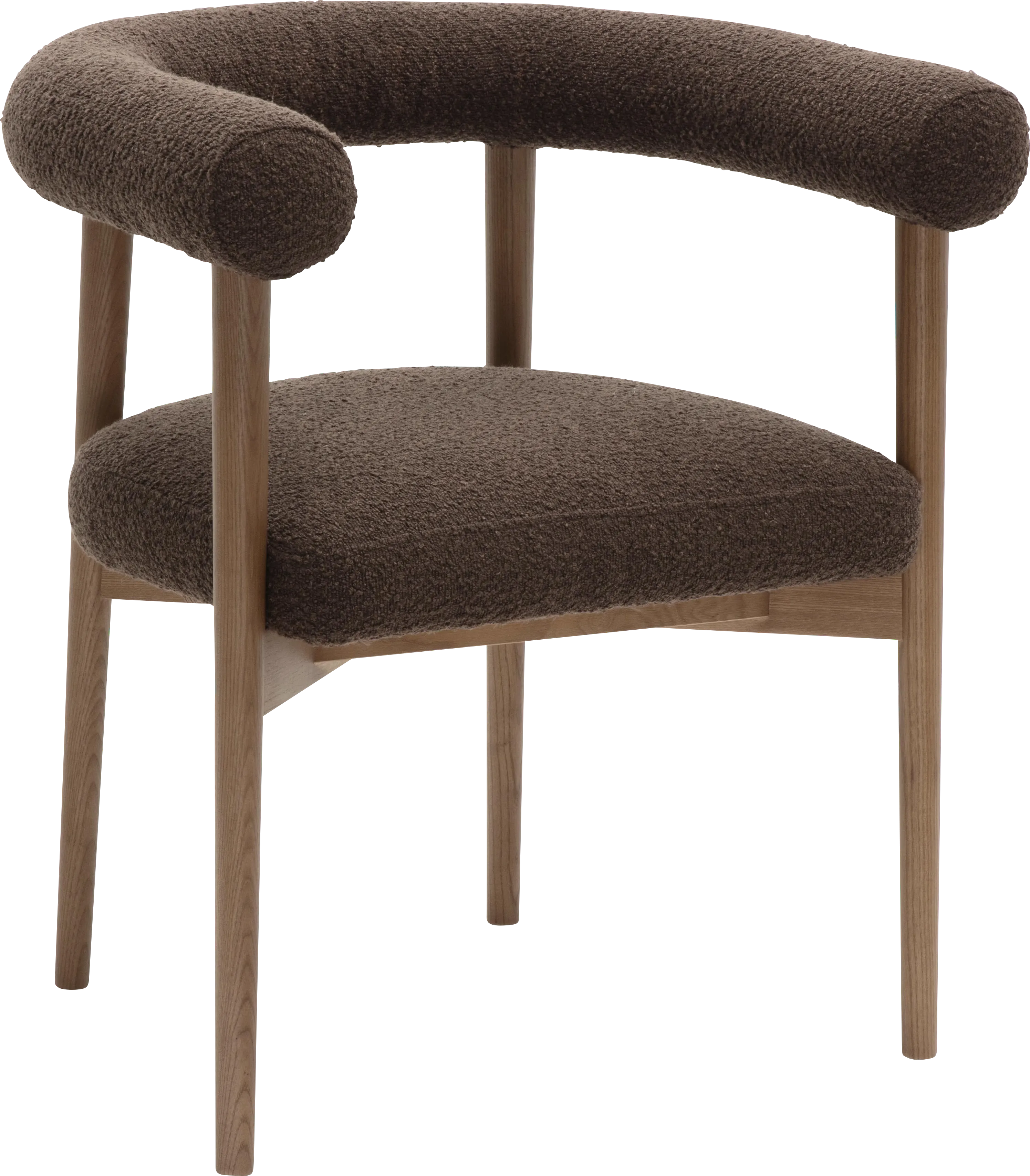 Calewood Dark Brown Arm Chair - Thumbnail - Image 1