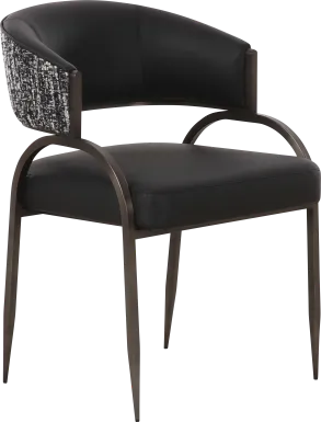 Marscoms I Black Arm Chair