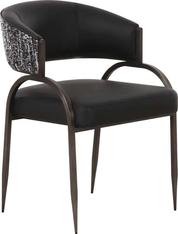Marscoms I Black Arm Chair