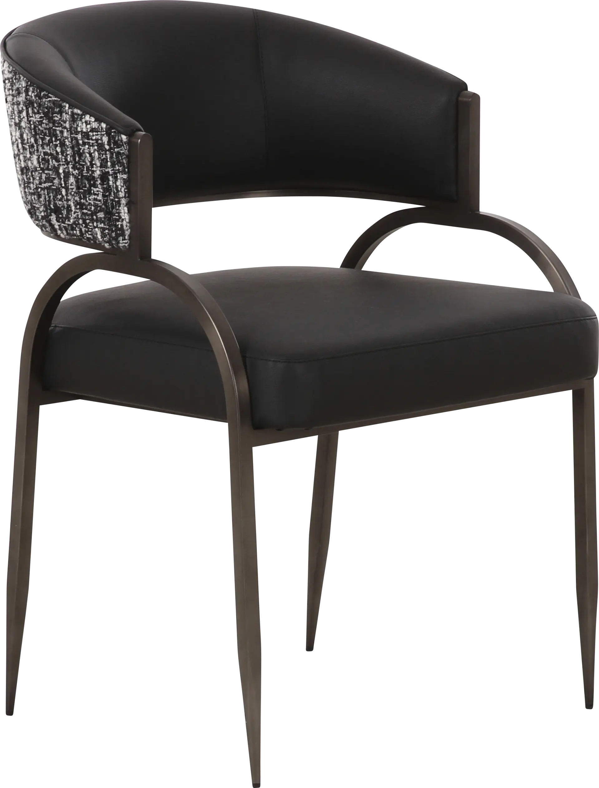 Marscoms I Black Arm Chair