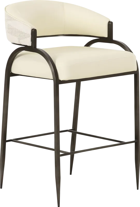 Marscoms II Cream Counter Height Stool