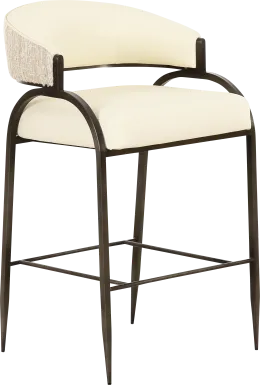 Marscoms I Cream Counter Height Stool