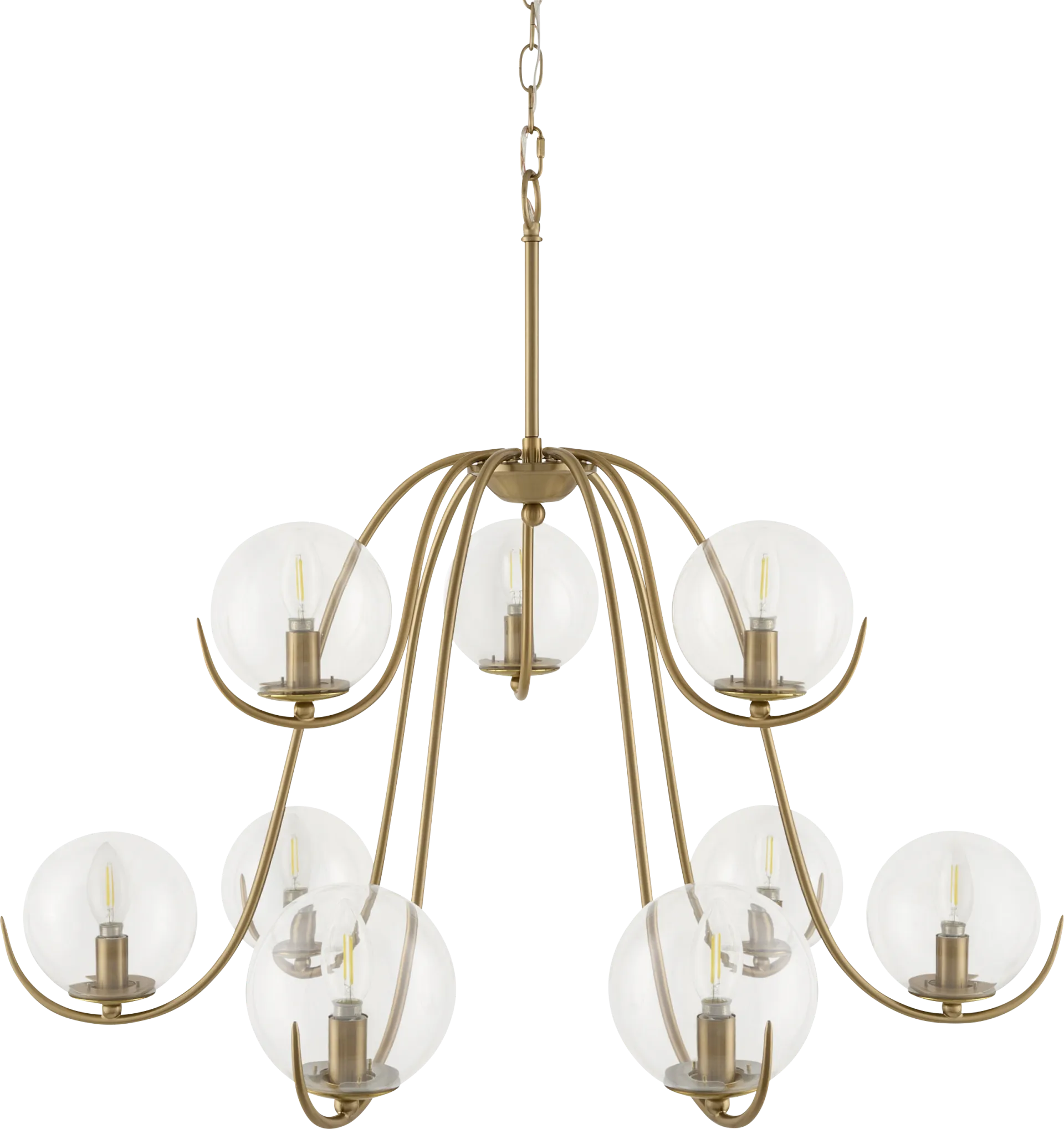 Kresge Boulevard Gold Chandelier - Image 1