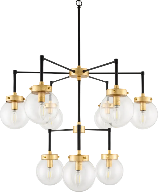 Piedmont Lake Black Chandelier