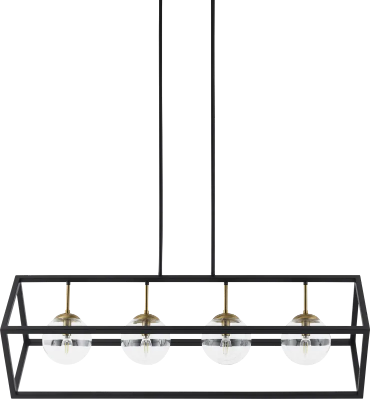 Fordale Moor Black Chandelier