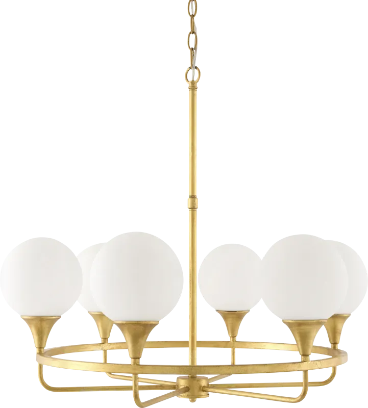 Gilchrist Post Gold Chandelier