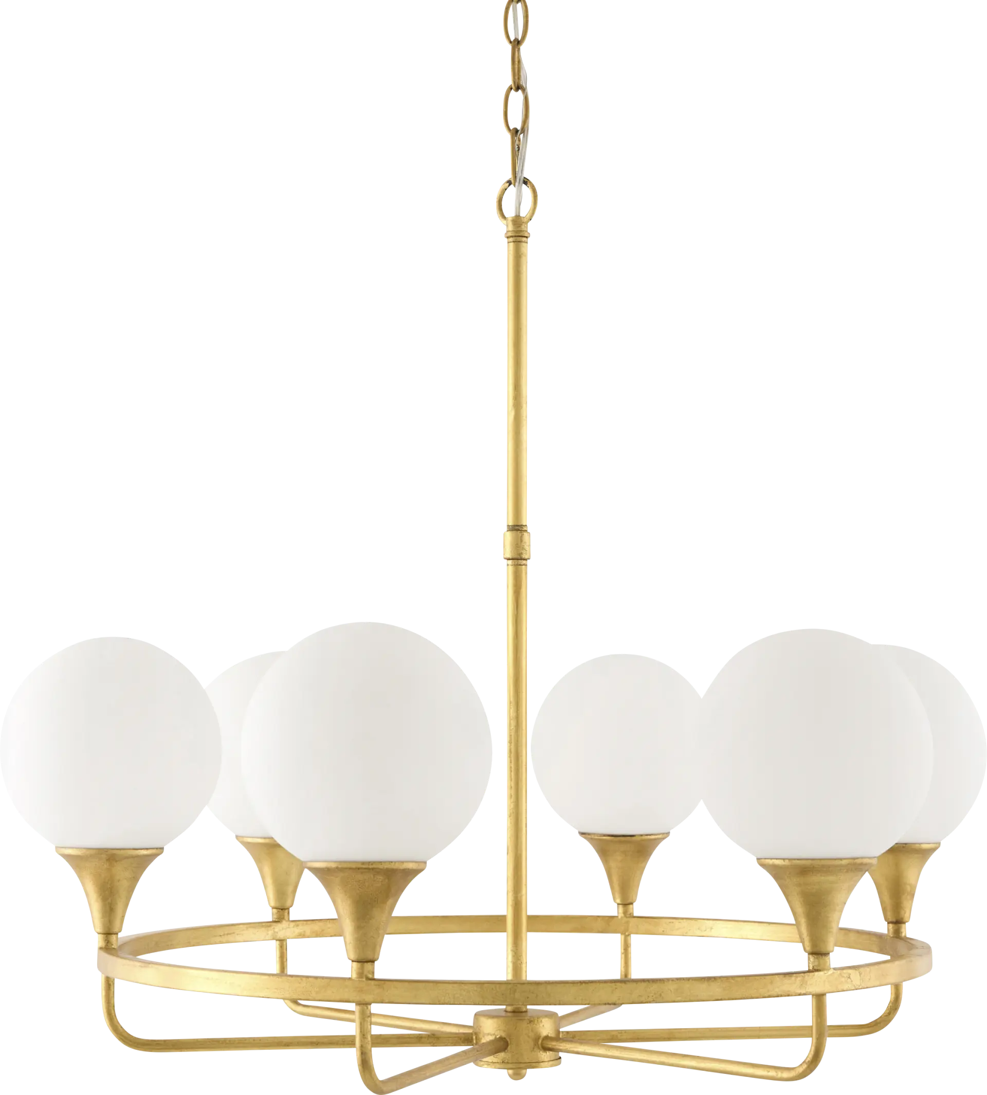 Gilchrist Post Gold Chandelier
