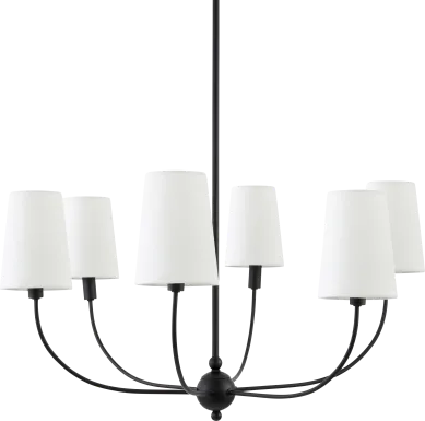Bedford Peak Black Chandelier
