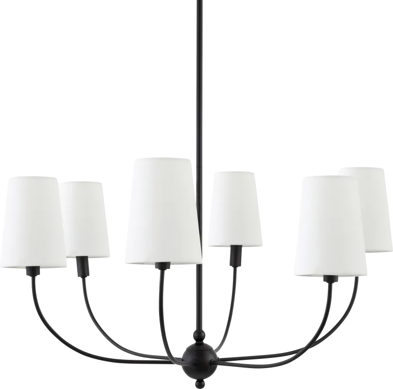 Bedford Peak Black Chandelier
