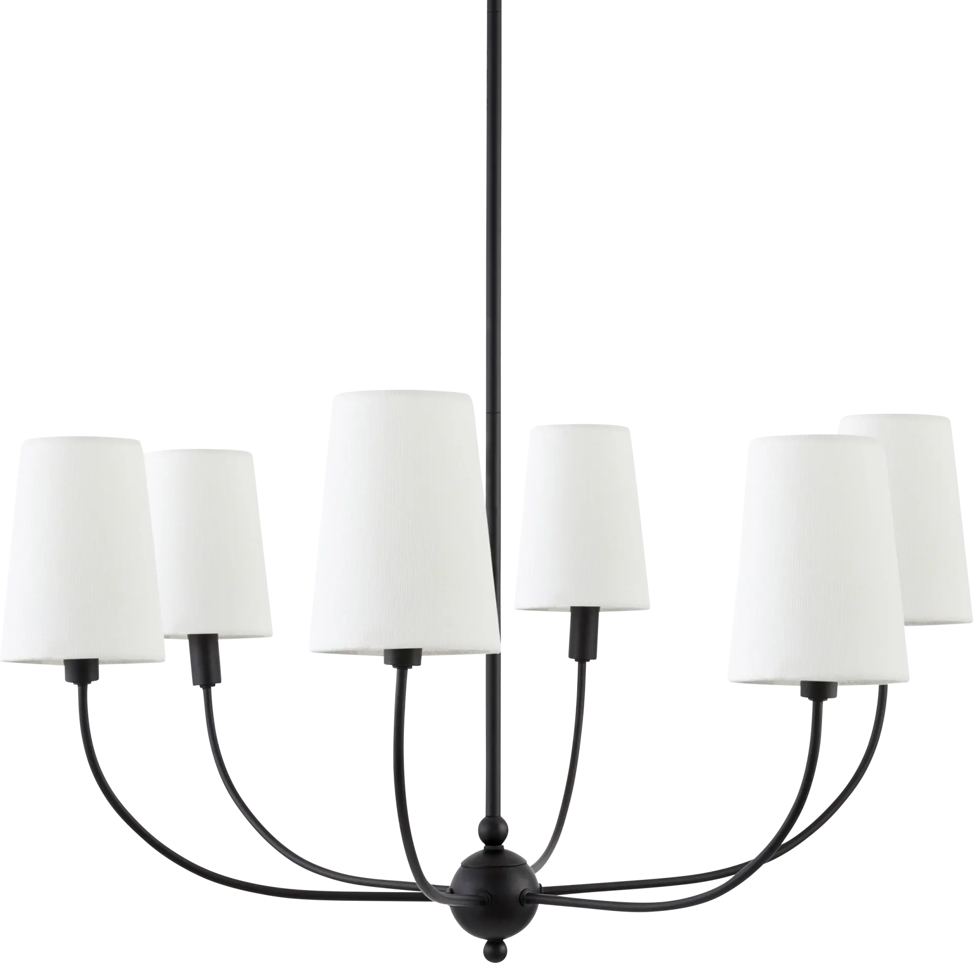 Bedford Peak Black Chandelier