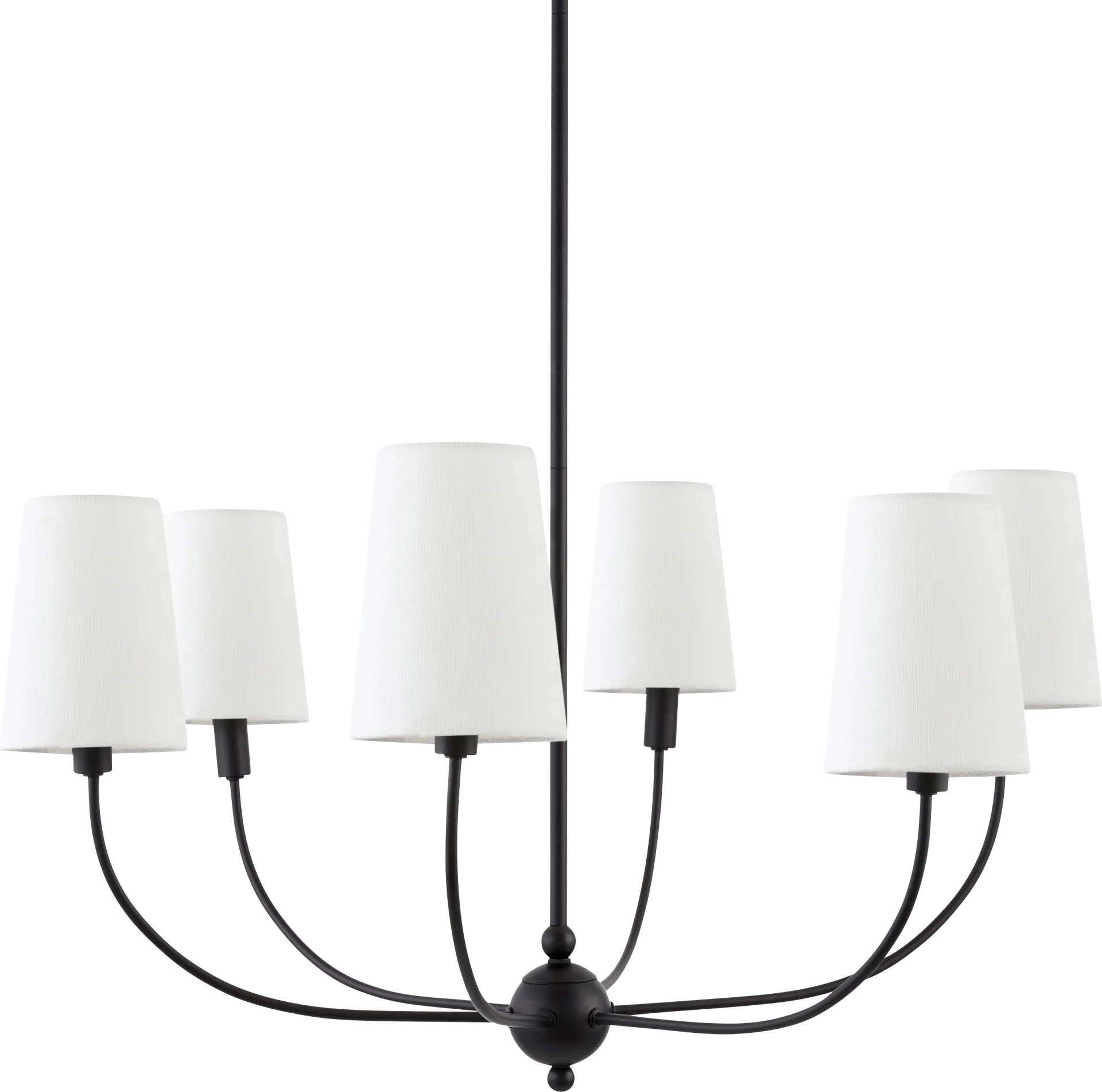 Bedford Peak Black Chandelier - Image 1
