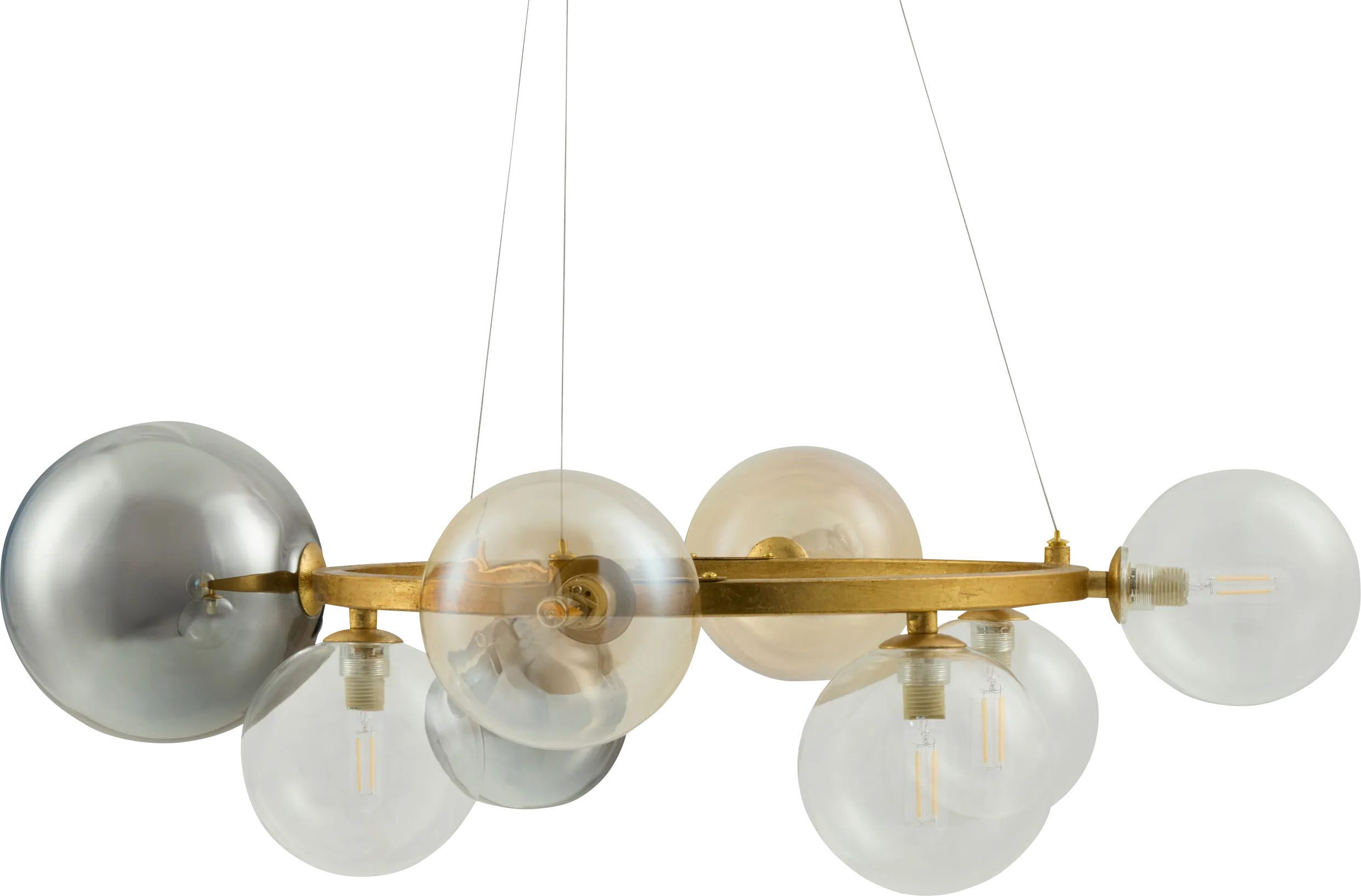 Ulster Boulevard Brass Chandelier - Thumbnail - Image 1