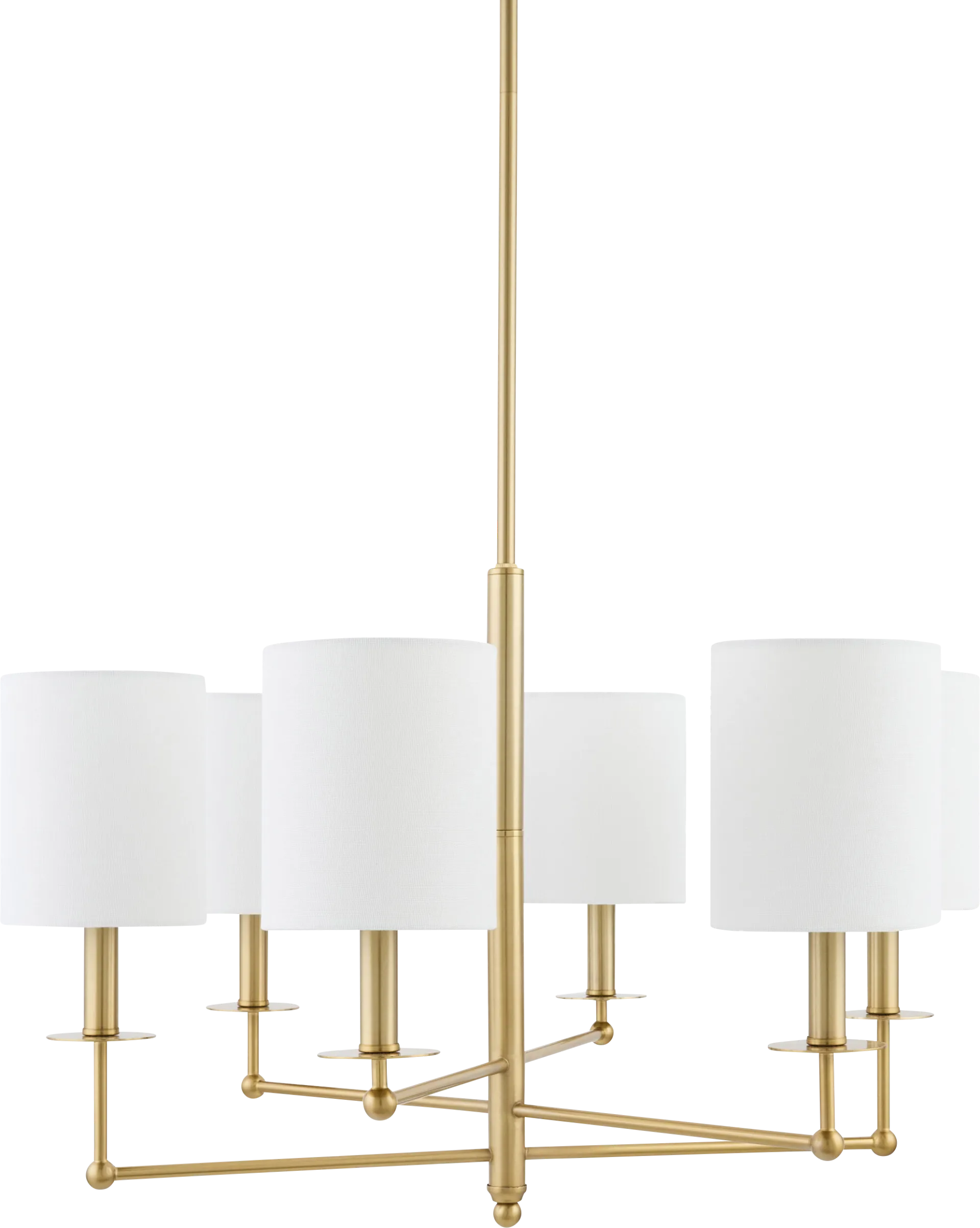 Troester Circle Brass Chandelier - Image 1