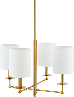 Thompson Valley Brass Chandelier