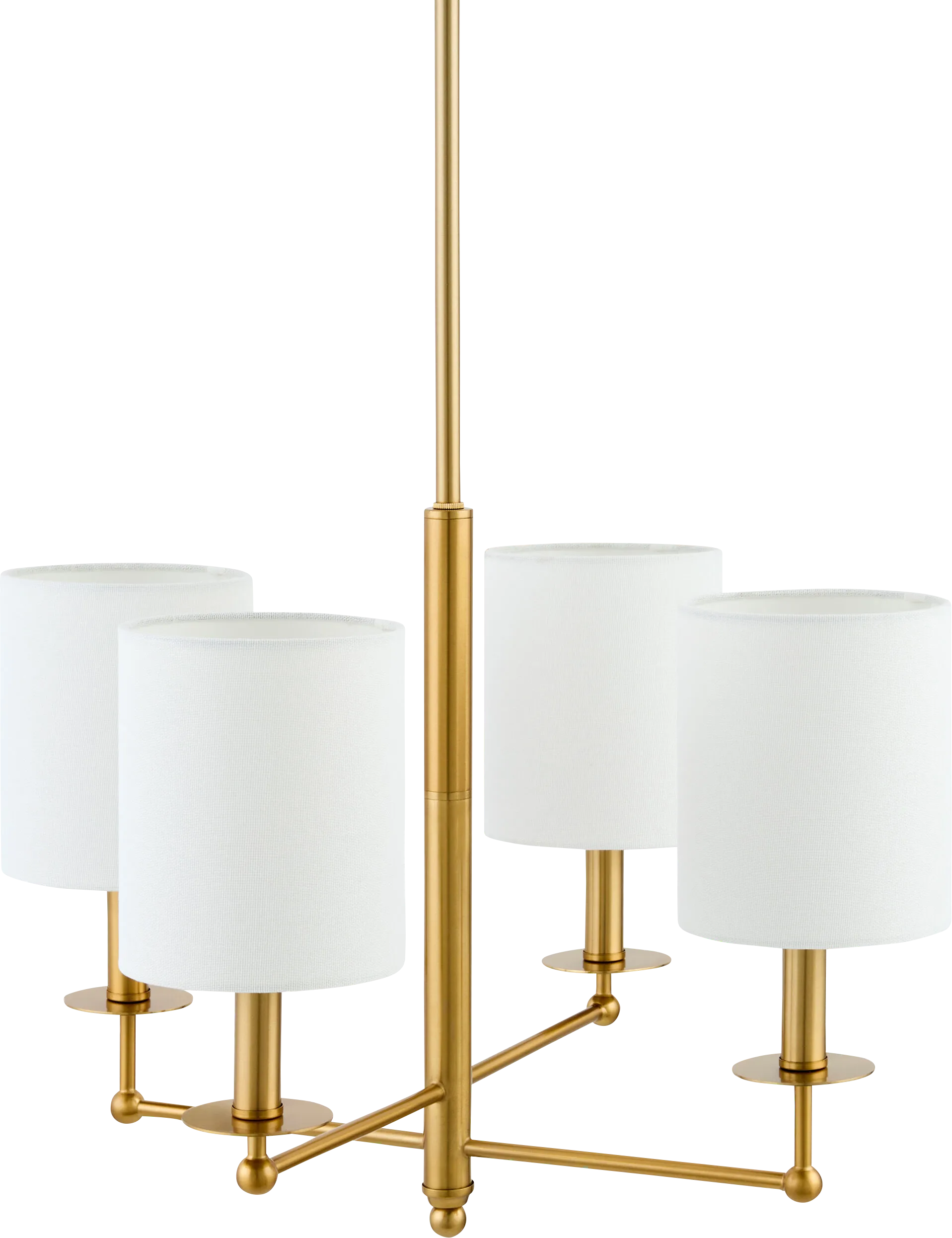 Thompson Valley Brass Chandelier - Image 1