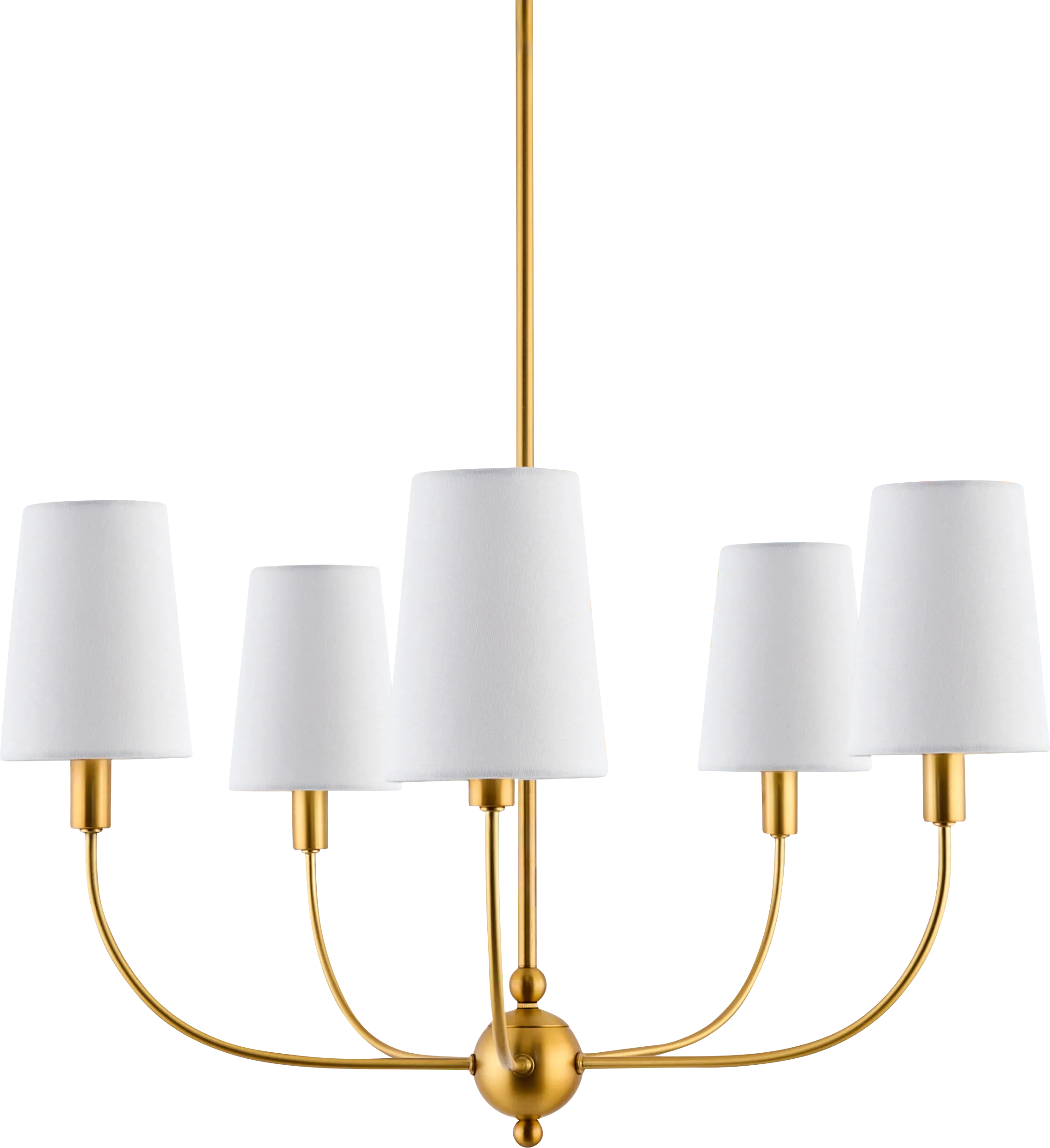 Bedford Peak Gold Chandelier - Thumbnail - Image 1