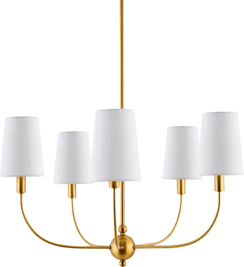 Bedford Peak Gold Chandelier