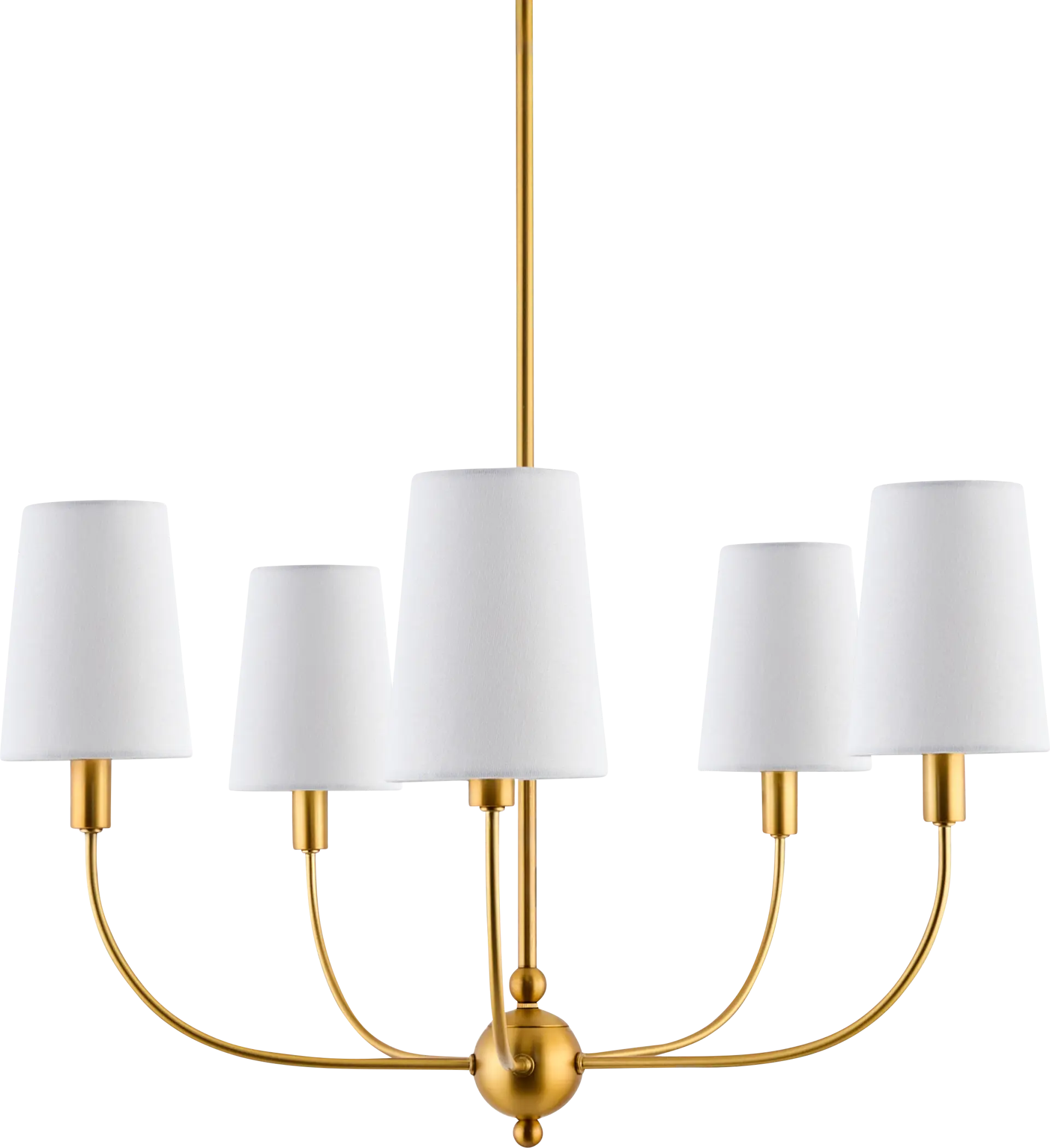 Bedford Peak Gold Chandelier