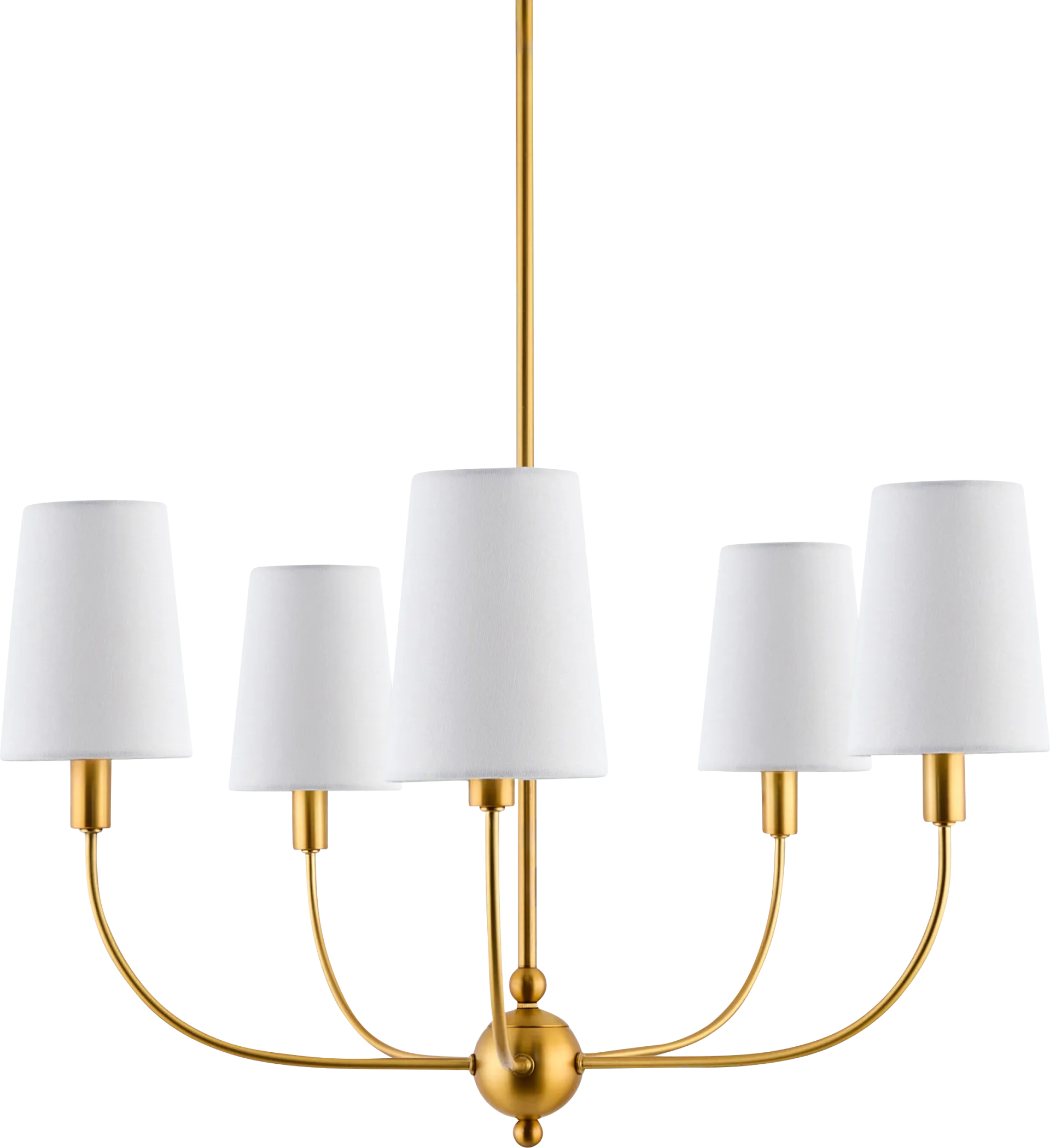 Bedford Peak Gold Chandelier - Image 1
