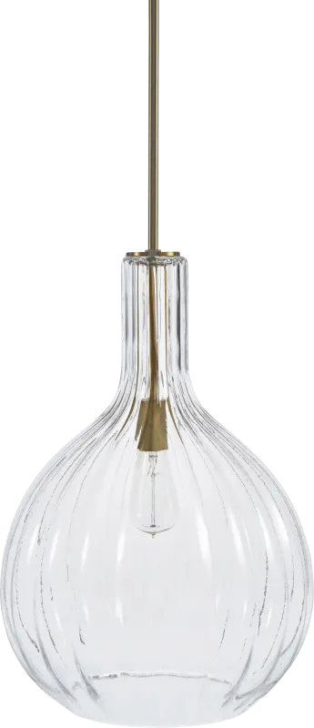 Zinca Court Clear Pendant